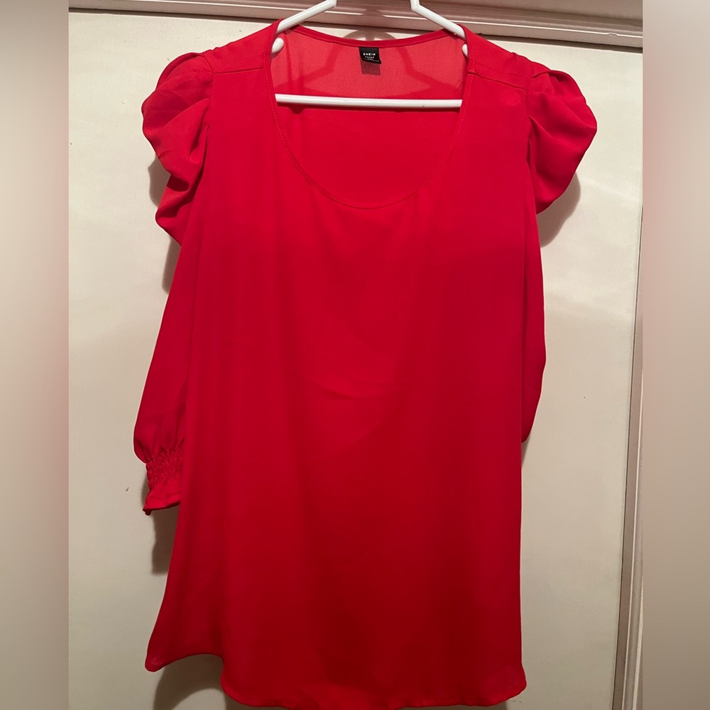 SHEIN Red Women's Top